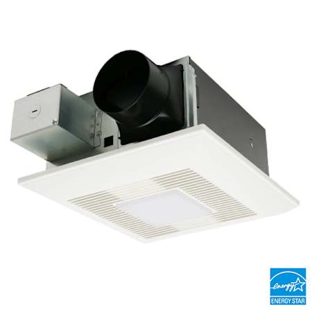 Panasonic WhisperFit 50 - 100 CFM 0.3 Sone Ceiling Mounted Energy Star Certified Bath Fan with Pick-A-Flow Technology White